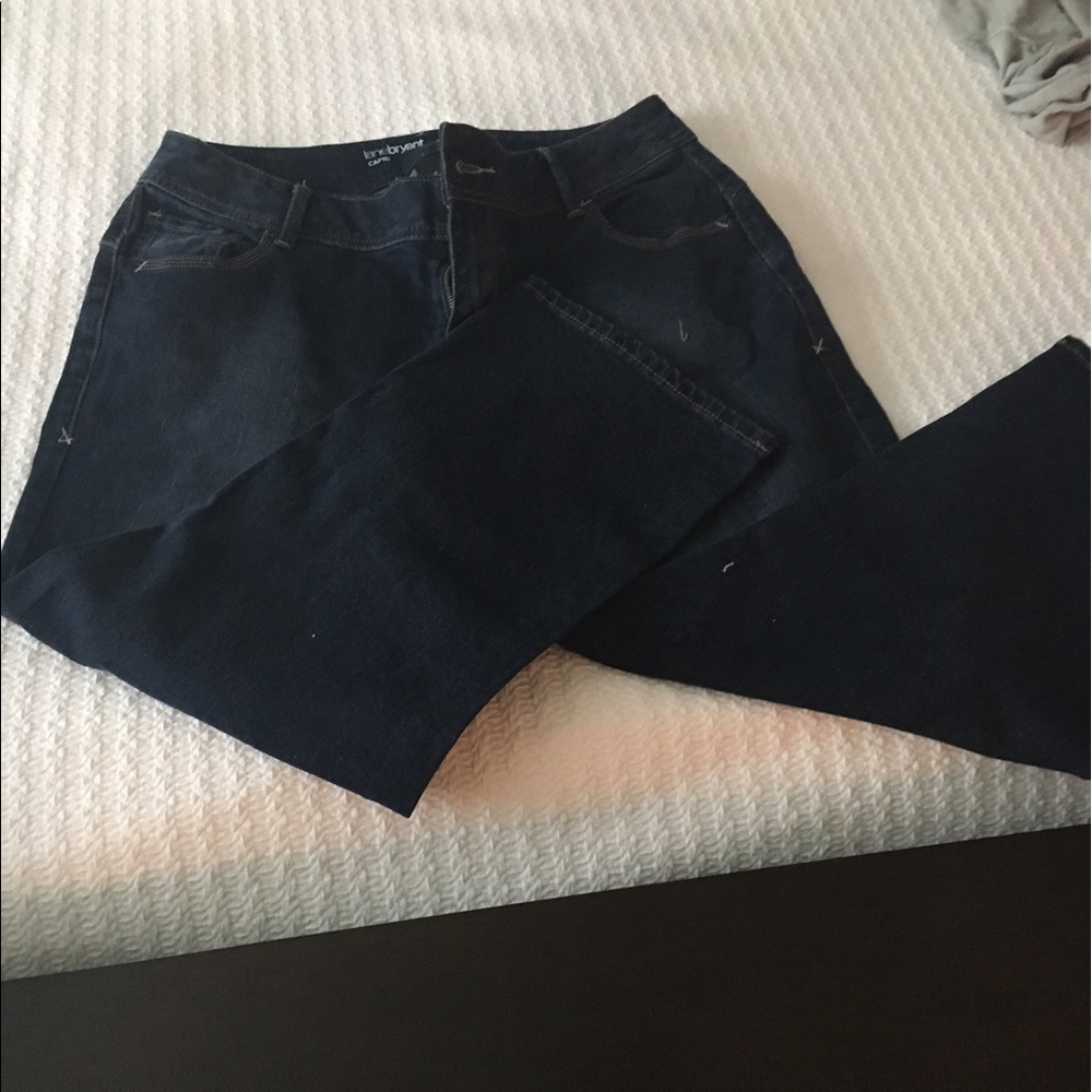 Lane Bryant Genius Fit jean capris