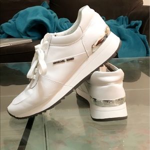 Michaels kors white sneakers, brand new shining