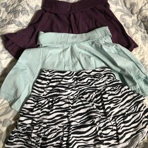 Bundle of girls skirts