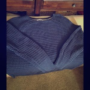 Victoria's Secret blue woven sweater