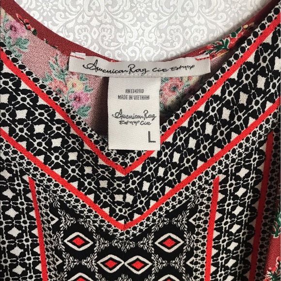 💘SOLD💘 | American Rag | Boho Chic Floral Dress - Picture 4 of 6