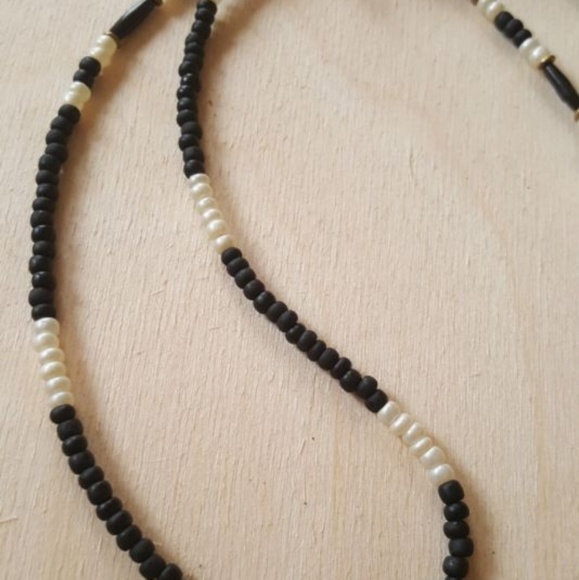 Moonbabies Cat white Black Beaded Lanyard New - Picture 4 of 4