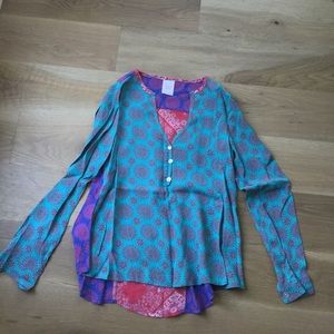 LUCY LOVE ❤️ NWOT BOHO CHIC BLOUSE