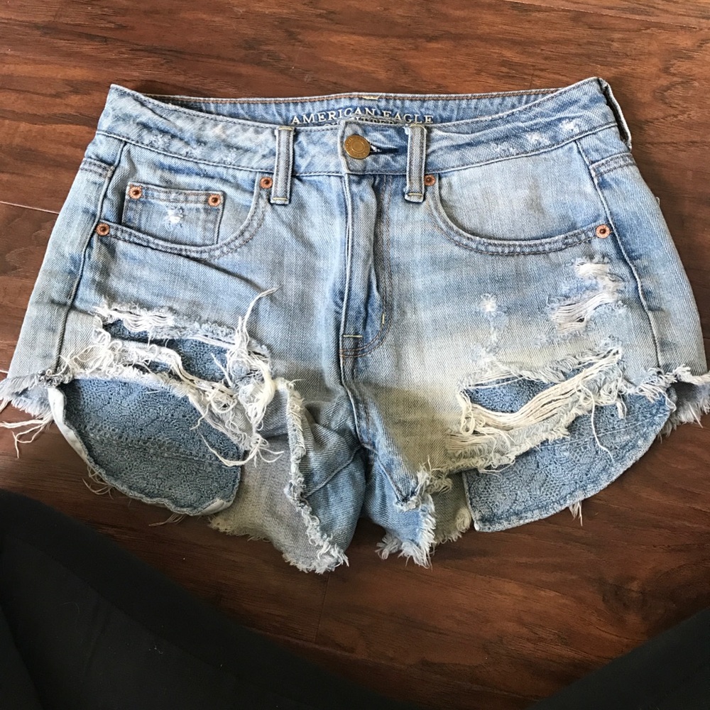 American eagle high waisted shorts