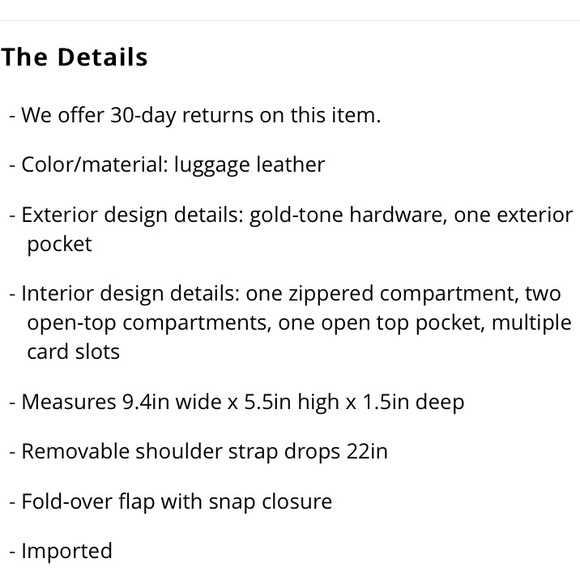 Tory Burch cross body - Picture 8 of 8