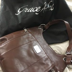 Grace Adele Leather Pocketbook