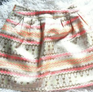 Jun &Ivy Aztec Print skirt