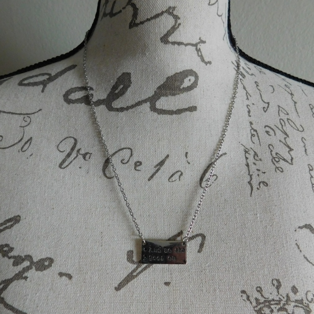 NWOT ; And So She Goes On Necklace - Picture 2 of 3