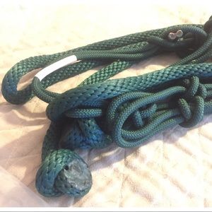 Brand New Nylon Rope Halter Green