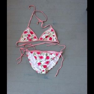 Floral print swimwear