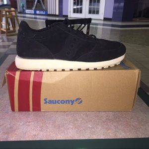Sz:12 Blk suede Saucony jazz 7/10 condition
