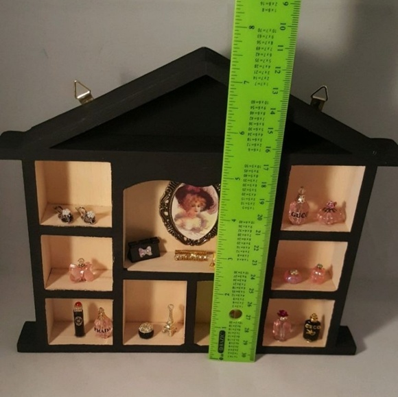 Miniature Dollhouse Handmade Shadow Black Bottles - Picture 3 of 8