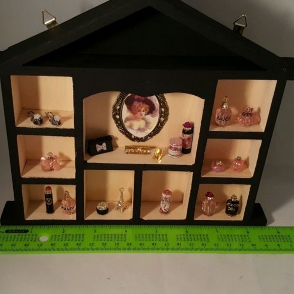 Miniature Dollhouse Handmade Shadow Black Bottles - Picture 4 of 8