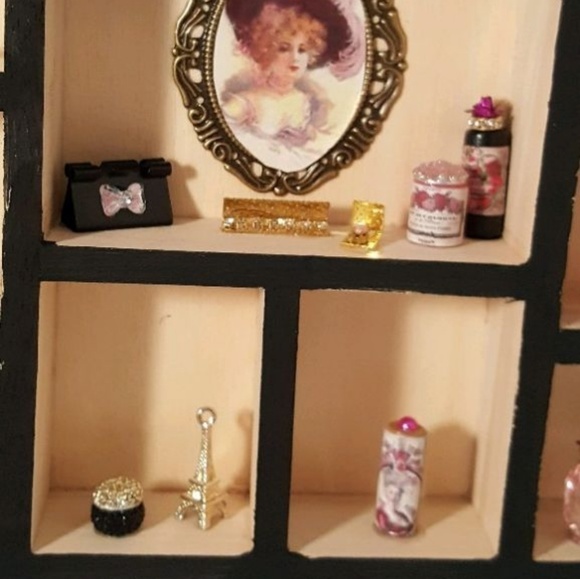 Miniature Dollhouse Handmade Shadow Black Bottles - Picture 6 of 8