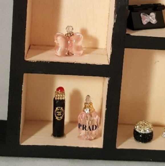 Miniature Dollhouse Handmade Shadow Black Bottles - Picture 7 of 8
