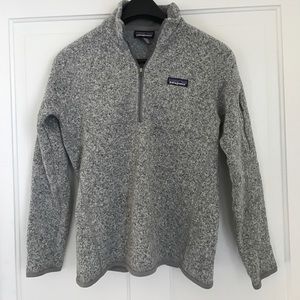 Patagonia gray quarter zip pullover