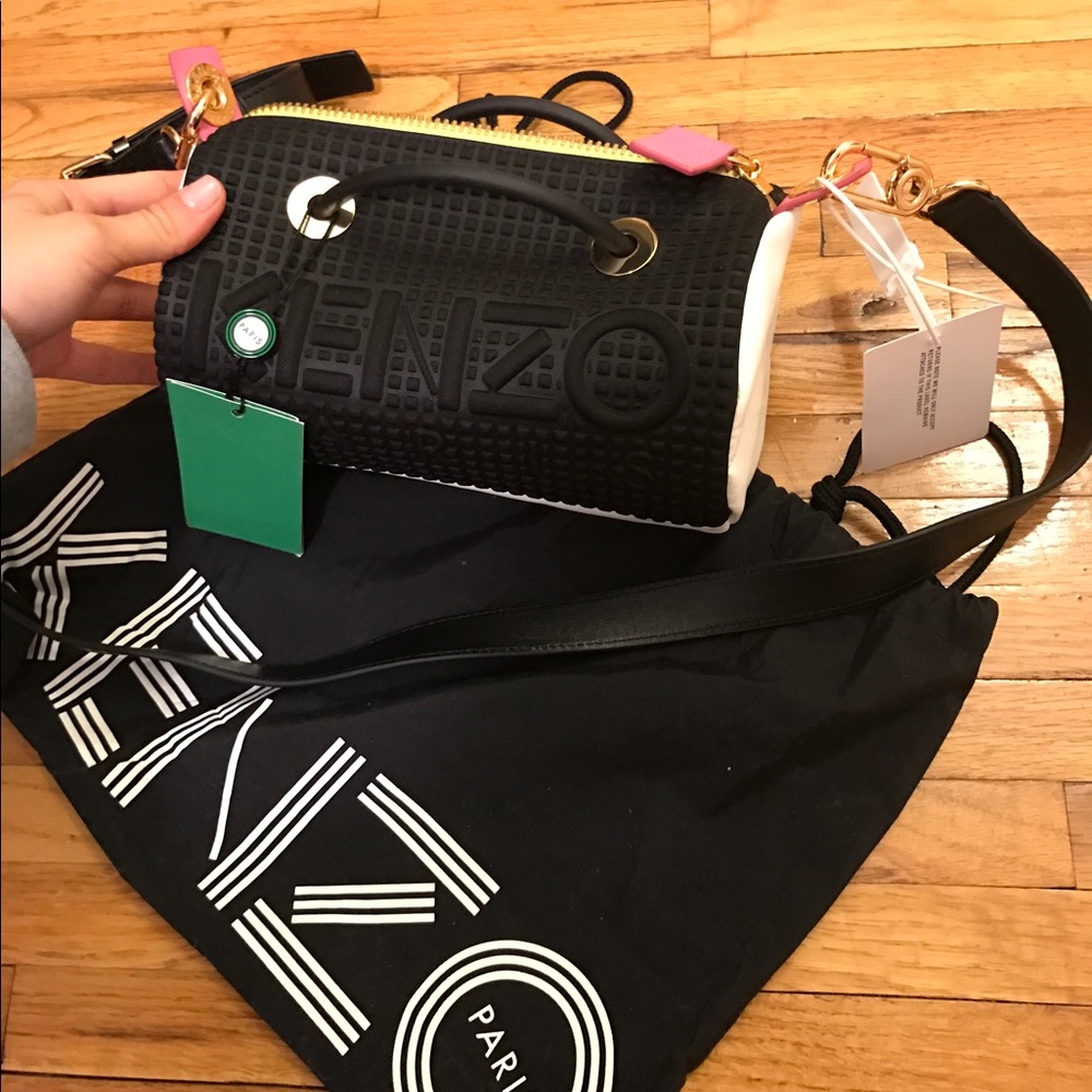 Kenzo Small "Kombo" duffle Tote Bag (real)