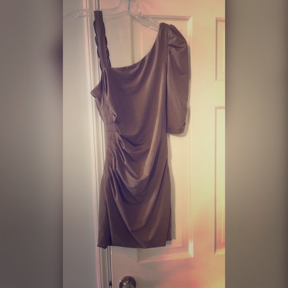 Do & Be Taupe Cocktail Dress - worn once - Picture 2 of 4