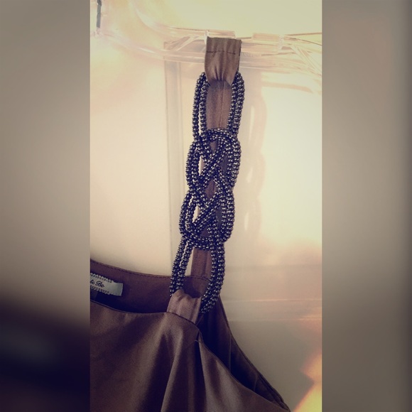 Do & Be Taupe Cocktail Dress - worn once - Picture 3 of 4