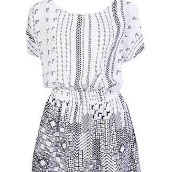 FOREVER 21 aztec print tunic top elasticated waist - Picture 2 of 6