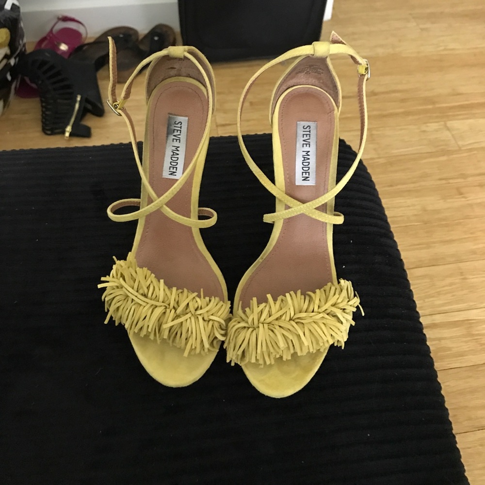 Steve Madden fringe heels