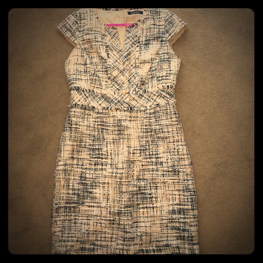 Stunning Ellen Tracy Tweed Dress