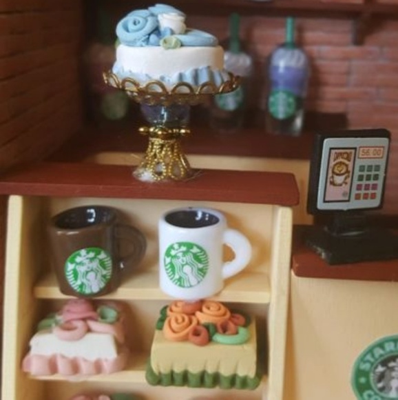 Miniature Handmade Coffee Shop Store Frappacino - Picture 3 of 8