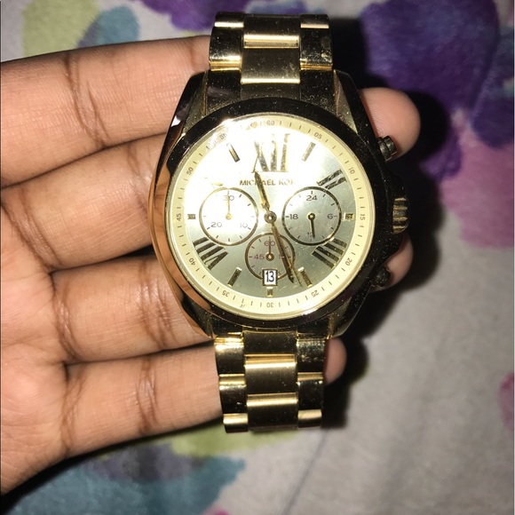 Michael Kors Women Michael Kors Bradshaw gold watch