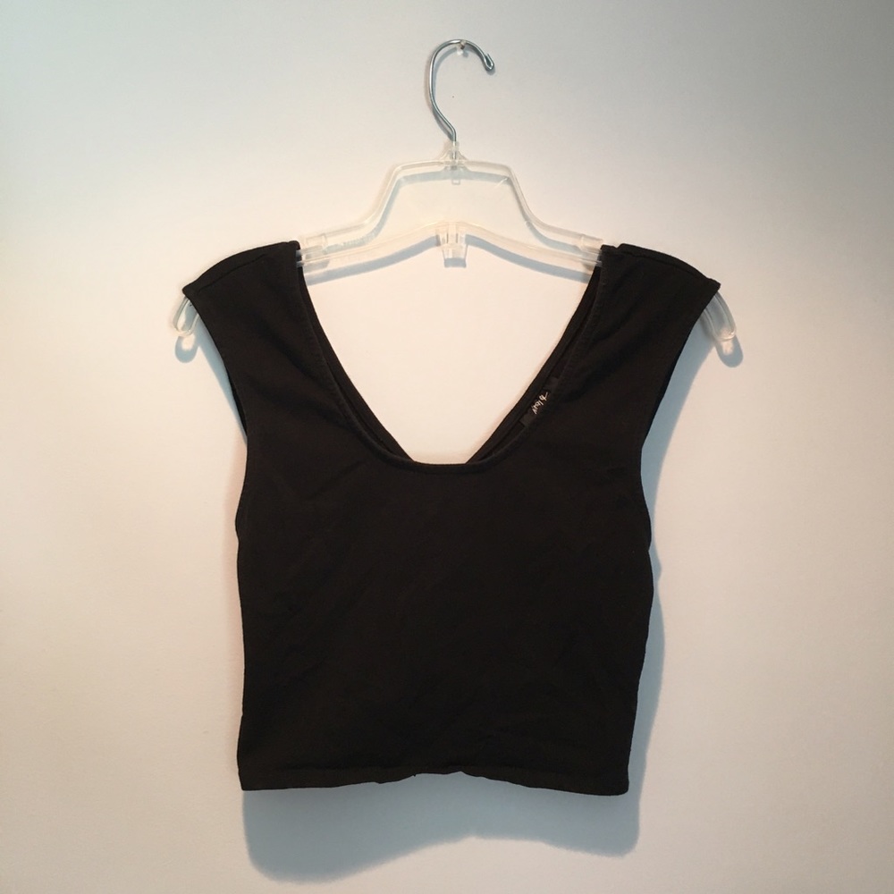 Black Crop Top | Nasty Gal