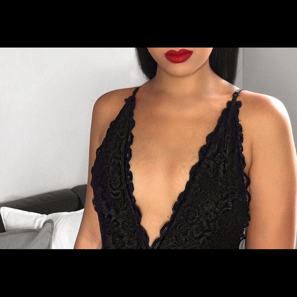 Black Lace Bodysuit