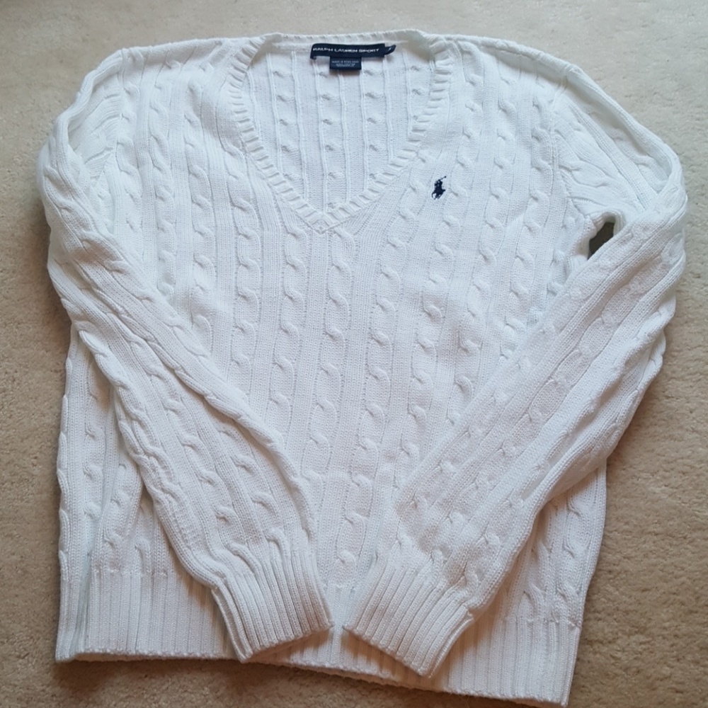 Ralph Lauren sport v neck sweater