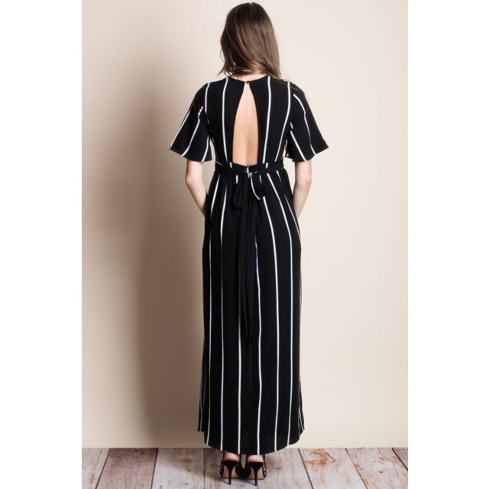 🆕 Striped Maxi Romper - Picture 4 of 6