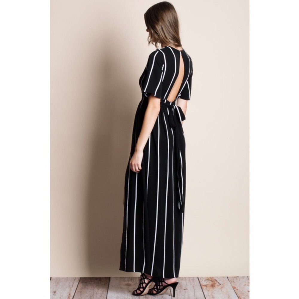 🆕 Striped Maxi Romper - Picture 5 of 6