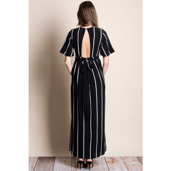 🆕 Striped Maxi Romper - Picture 4 of 6