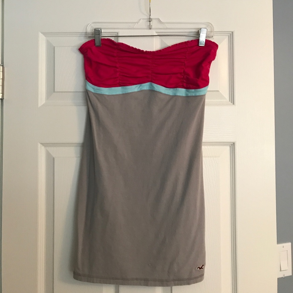 Color block tube dress