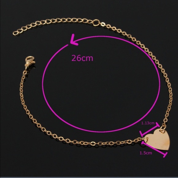 โผ๏ธLAST1โผ๏ธ ๐HP๐ Dainty Gold Anklet - Picture 2 of 3