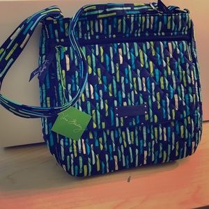 NWT Double Zip Mailbag in Katalina Showers