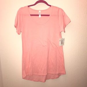 NWT Solid XS Light Pink LuLaRoe Classic T