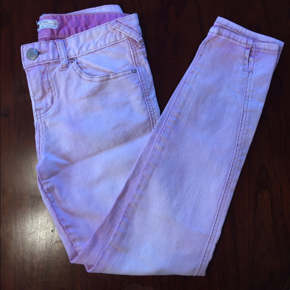 Pale Purple Free People Jeans