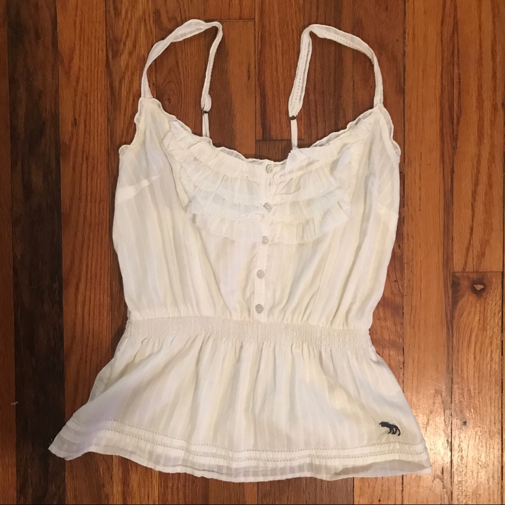 White Abercrombie & Fitch Tank