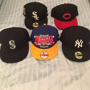 Men's sports hats (selling all 5 together)