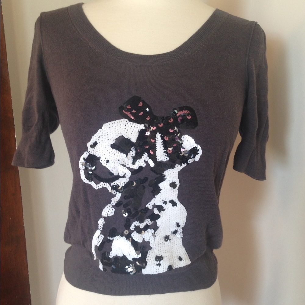 Princess Vera Wang Sequin Dog Top