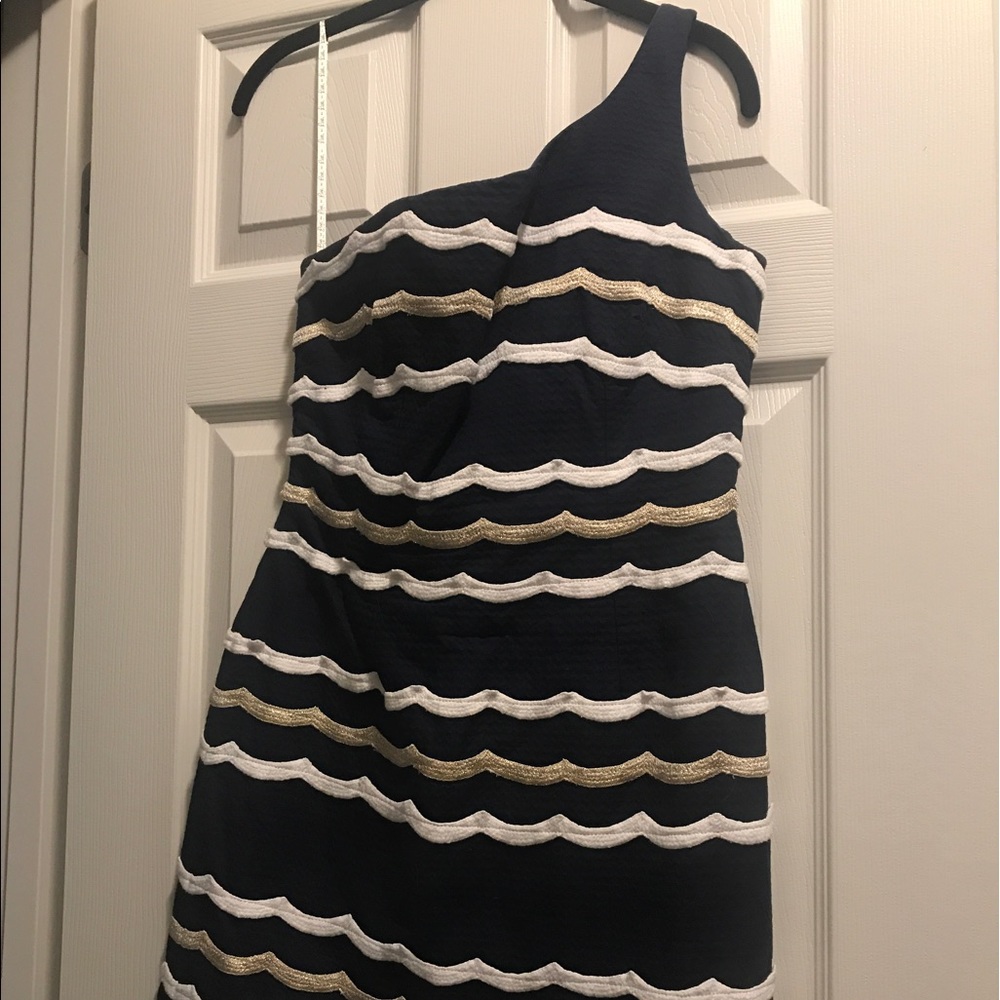 Lilly Pulitzer tylar one shoulder shift dress