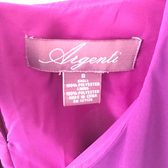 Purple Dress with Ruffle - Picture 4 of 4