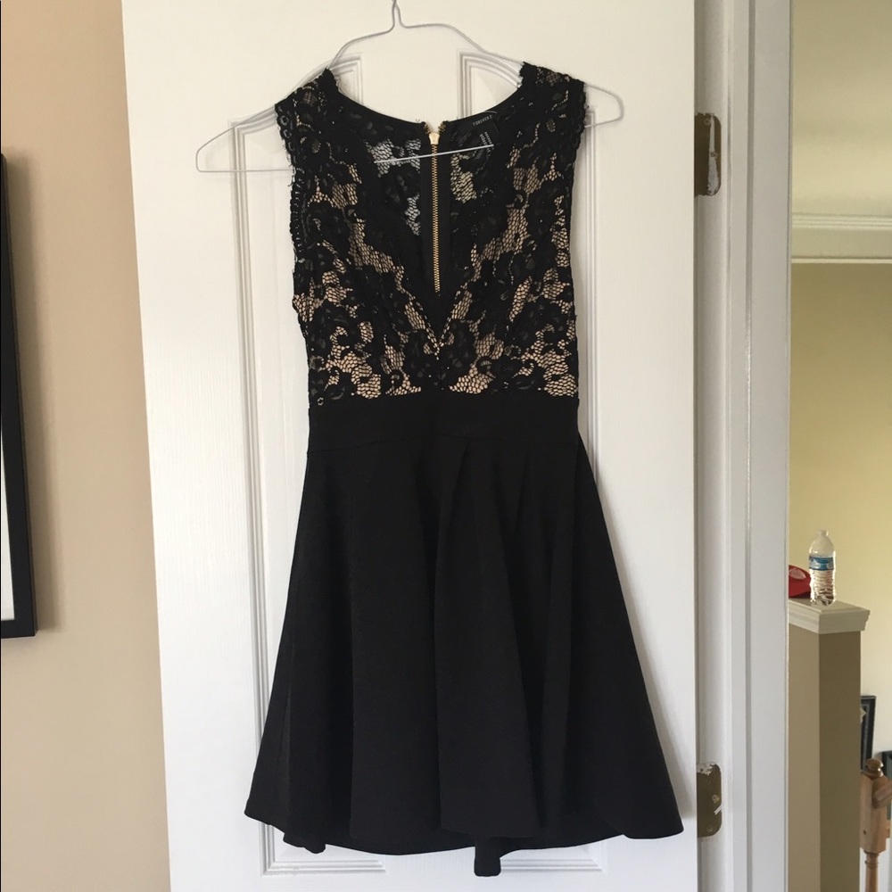 Forever 21 short black lace dress.