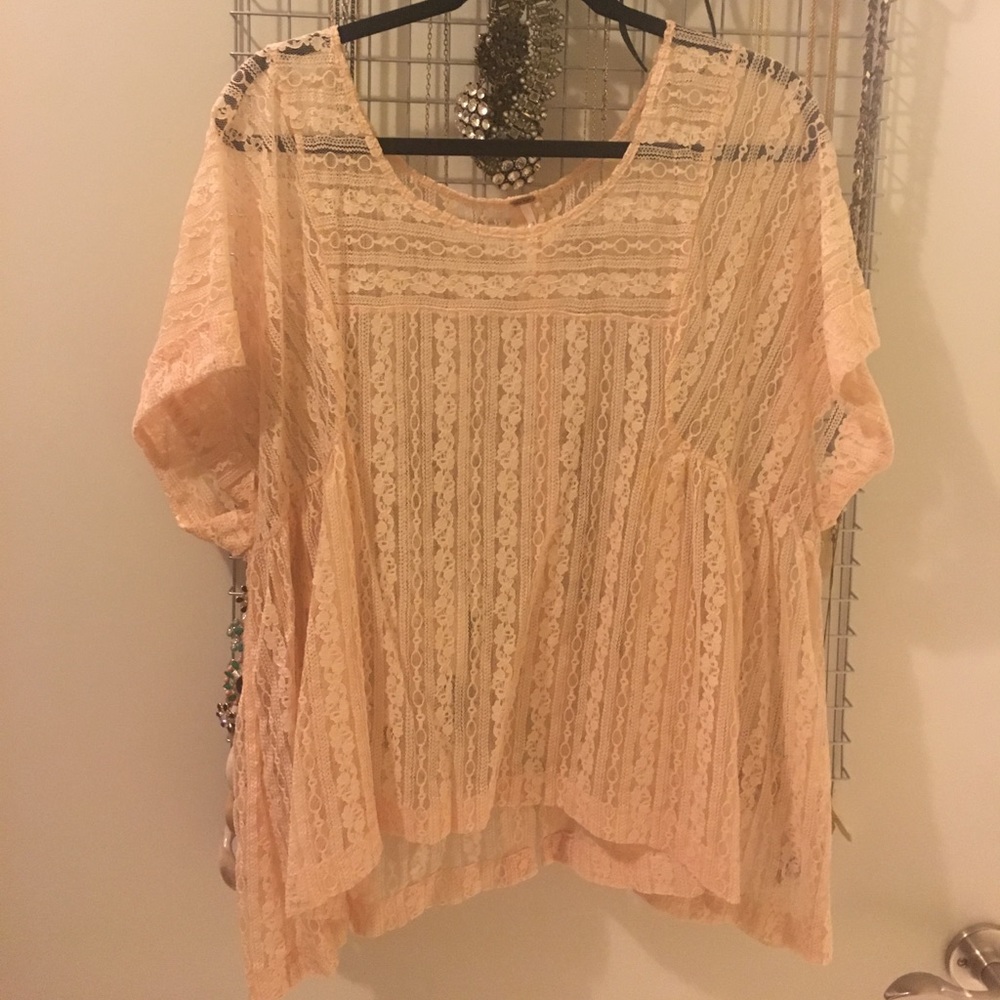 Free People Lace Top