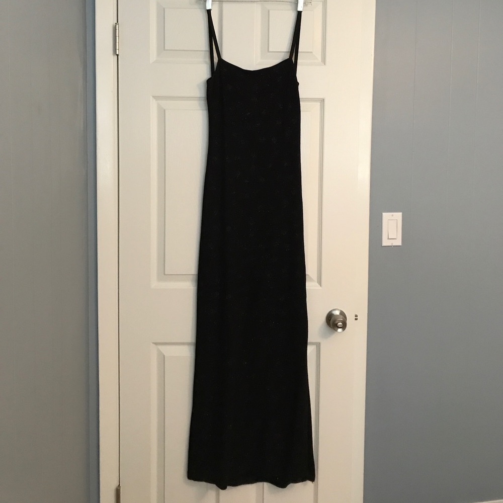 Spaghetti strap floor length dress