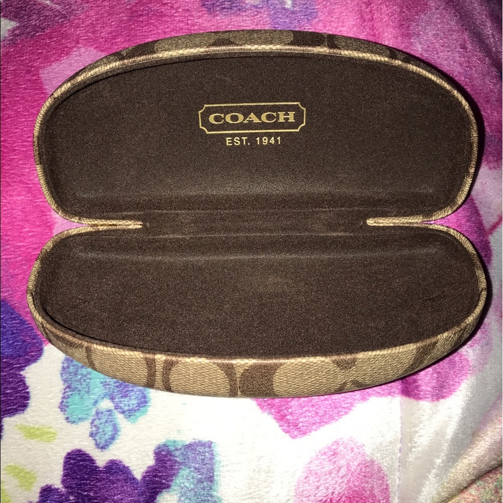 Coach sunglass case