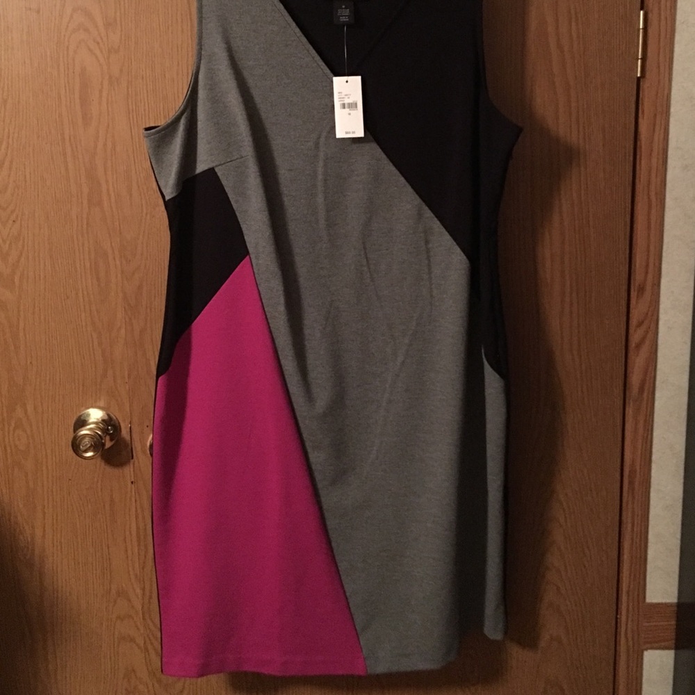 Lane Bryant Color Block Dress