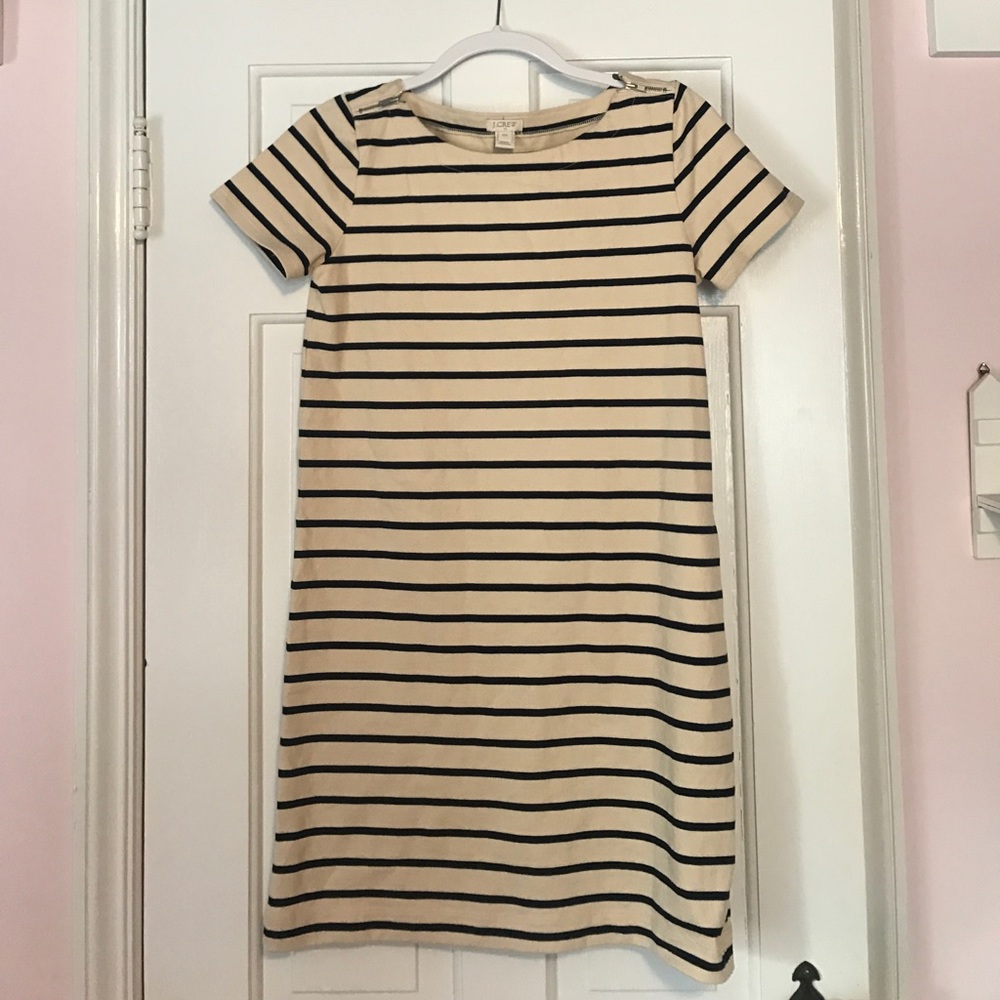 NWOT J. Crew Striped Dress